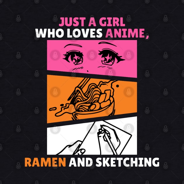 Just A Girl Who Loves Anime Ramen And Sketching Japan Anime by kanystiden